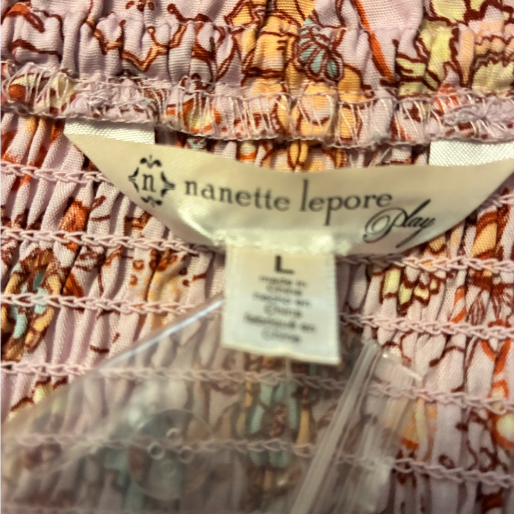 NWT Nanette Lepore Play Floral Maxi Dress Adjustable Shoulder Straps, Unlined - Picture 6 of 8
